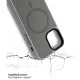 Чохол до мобільного телефона BeCover FIBRA ArcLine MagSafe Apple iPhone 17 Gray (715374)