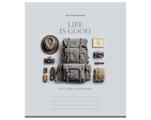 Зошит Школярик Life is good 48 аркушів лінія (048-3670L)
