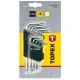 Набір інструментів Topex ключі шестигранні Torx T10-T50, набір 9 шт.*1 уп. (35D960)