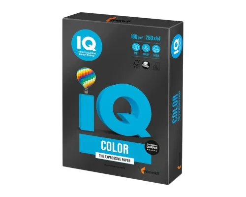 Папір Mondi IQ color А4 intensive, 160g 250sh, Black (B100/A4/160/IQ)