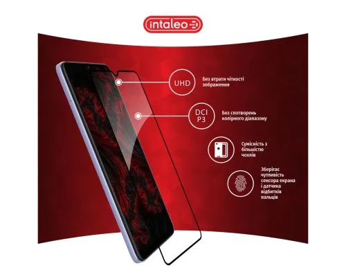 Скло захисне Intaleo Full Glue Xiaomi Redmi 12C (1283126573774)