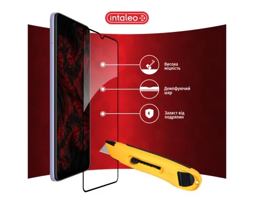 Скло захисне Intaleo Full Glue Xiaomi Redmi 12C (1283126573774)