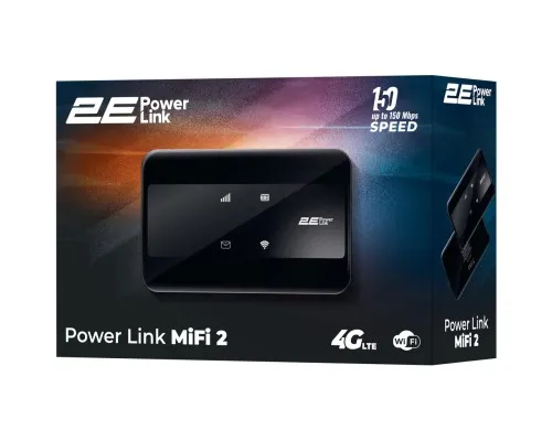 Мобільний Wi-Fi роутер 2E PowerLink MiFi-2 (694743655346)