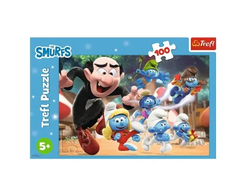 Пазл Trefl The Smurfs Уроки тата Смурфа 100 елементів (5900511164817)