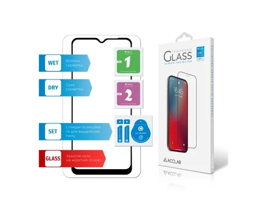 Скло захисне ACCLAB Full Glue Oppo A77S Black (1283126576768)