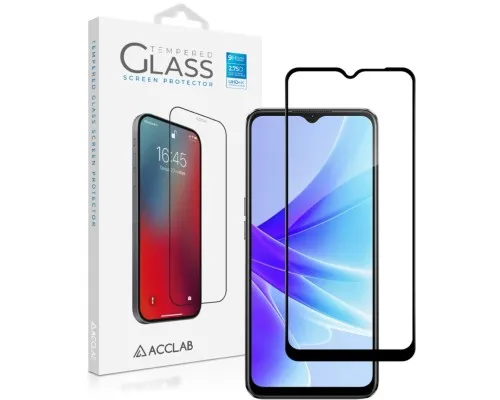 Скло захисне ACCLAB Full Glue Oppo A77S Black (1283126576768)