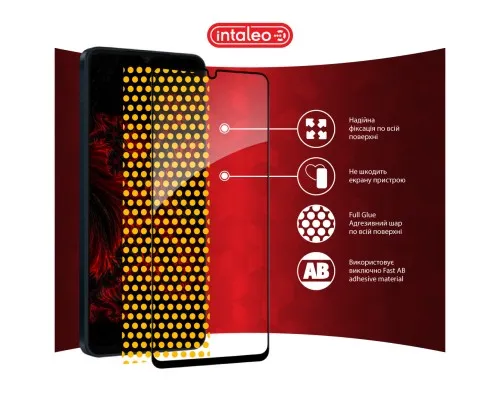 Скло захисне Intaleo Full Glue Samsung A06 Black (1283126598708)