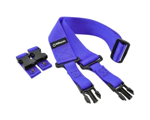 Ремінь для гітари DiMarzio 2 Inch Nylon ClipLock Blue (DD2200BL)