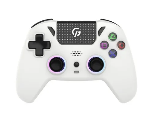 Геймпад GamePro GPS20W 2.4G/BT 5.1/USB (Switch/PC/PS/iOS/Android) RGB White (GPS20W)