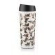 Термокружка Ardesto Coffee Time Animals Yorkie 450мл, нержавіюча сталь, сіро-бежевий (AR2645YT)