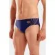 Плавки Arena Double Graphic Swim Briefs 010951-705 темно-синій, помаранчевий 80 (3468337766308)