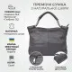 Сумка Vintage З натуральної шкіри Сіра (22989)