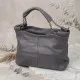 Сумка Vintage З натуральної шкіри Сіра (22989)