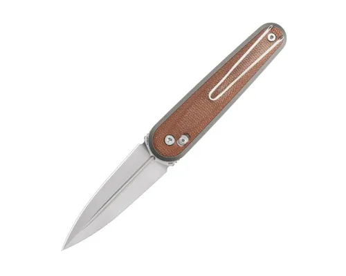 Ніж SRM Twin, Brown Micarta, Stonewash (251MB-MN)