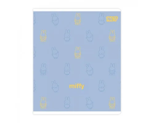 Зошит Yes Miffy Bunny А5 12 аркушів коса лінія (768599)