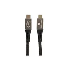 Дата кабель USB-C to USB-C 1.0m USB4 240W 16K60Hz braided Cablexpert (CCBP-USB4.2-CMCM240-1M)