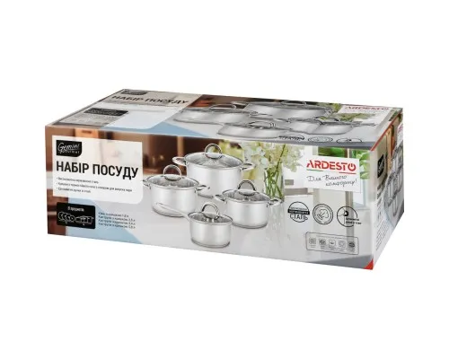 Набір посуду Ardesto Gemini Gourmet 8 предметів (AR1908PS)