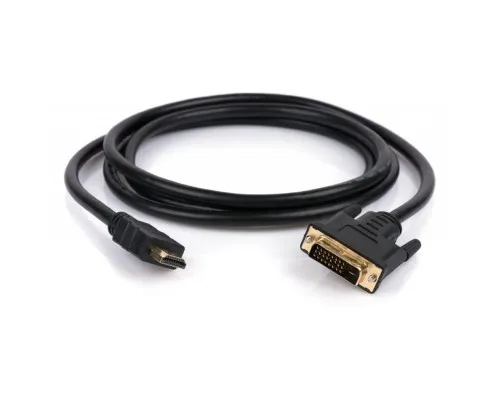Кабель мультимедійний HDMI to DVI 24+1 5.0m Vinga (VCPHDMIDVI5)