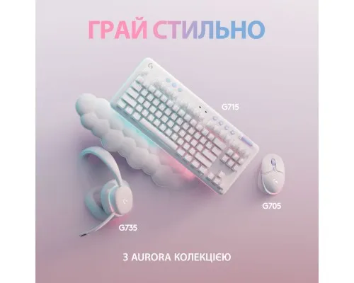 Мишка Logitech G705 Gaming Wireless/Bluetooth White (910-006367)