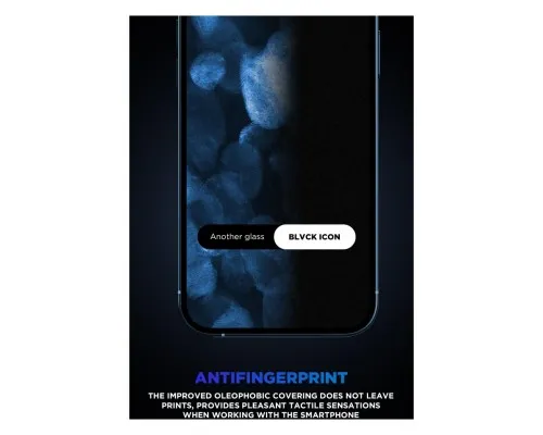 Скло захисне Armorstandart Supreme Black Icon 3D Apple iPhone 15 Pro Black (ARM68223)
