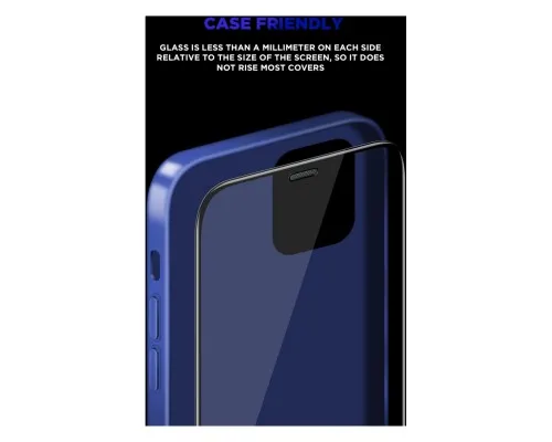 Скло захисне Armorstandart Supreme Black Icon 3D Apple iPhone 15 Pro Black (ARM68223)