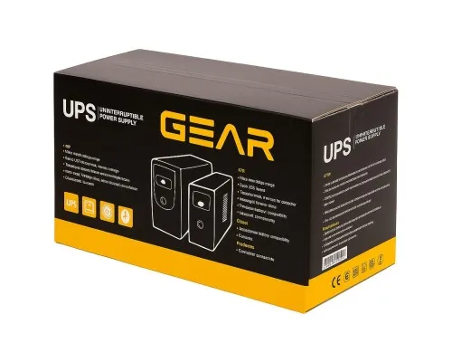 Пристрій безперебійного живлення GEAR GU-1200MLCD