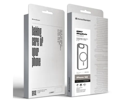 Чохол до мобільного телефона Armorstandart Unit MagSafe Apple iPhone 16e Titanium Grey (ARM83876)