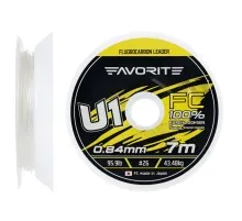 Флюорокарбон Favorite U1 FC 7m 26/0.84mm 95.9lb/43.48kg (1693.11.96)