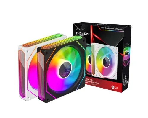 Кулер до корпусу Zezzio PRISM 6 Pro White Reverse
