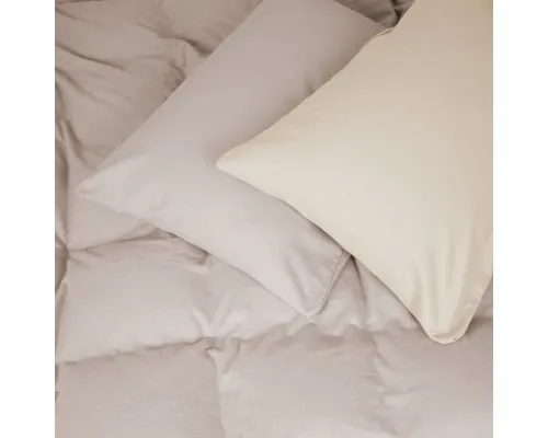 Постільна білизна MirSon 007-004 Milk/Cappuchino Фланель 2 x 160 x 220 Сімейний Євро (2200009659461)