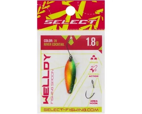 Блешня Select Welldy 1.8g 31mm 28 River Cocktail (1870.80.98)