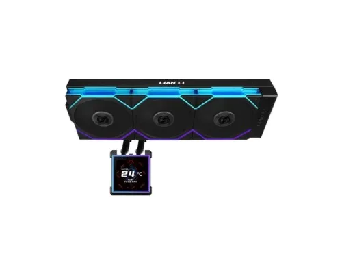 Система рідинного охолодження Lian Li HydroShift II LCD-S 360TL, Black (G89.GHS2LCDS36TB.00)