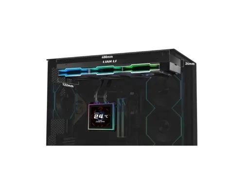 Система рідинного охолодження Lian Li HydroShift II LCD-S 360TL, Black (G89.GHS2LCDS36TB.00)