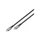 Дата кабель USB-C to USB-C 0.3m USB4 240W 8K60Hz 40Gbps Cablexpert (CCBP-USB4-CMCM240-0.3M)