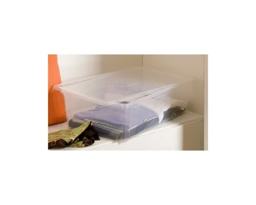Контейнер для зберігання DEA home Easy прямокутний Прозорий 32 л (20080)