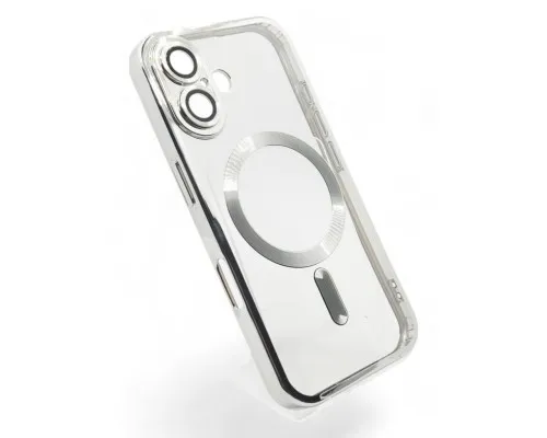 Чохол до мобільного телефона BeCover TPU Chrome Case (MagSafe) для Apple iPhone 16 Silver (712073)