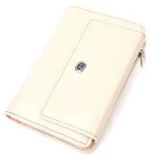 Гаманець ST Leather З натуральної шкіри Білий (22500)