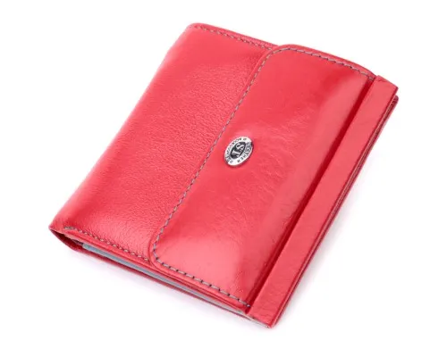 Гаманець ST Leather З натуральної шкіри Червоний (19496)