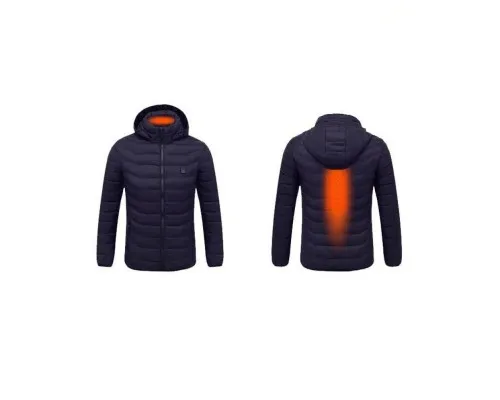 Куртка з підігрівом Thermalli Chamonix темно-синій XL (10880044XL)