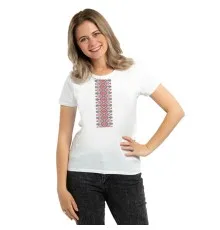 Футболка Sol's Regent Women Вишиванка вертикально білий L (01825102/313L)