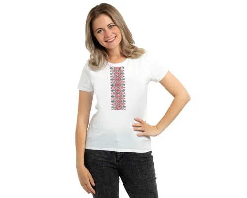 Футболка Sol's Regent Women Вишиванка вертикально білий L (01825102/313L)