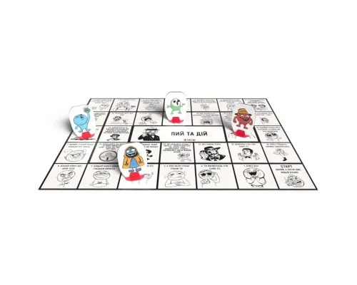 Настільна гра 18+ Bombat game Пий та Дій (укр.) (80048)