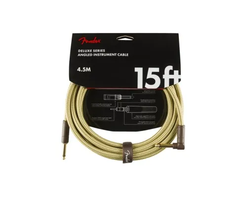 Інструментальний кабель Fender Cable Deluxe Series 15' Angled Tweed (228454)