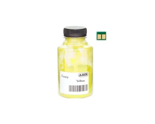 Тонер HP CLJ Pro 3203/3303, W2222A, chip, 40г Yellow ANK (50000774)