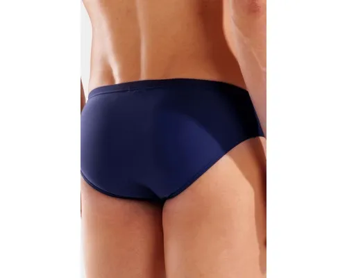 Плавки Arena Double Graphic Swim Briefs 010951-705 темно-синій, помаранчевий 90 (3468337766322)