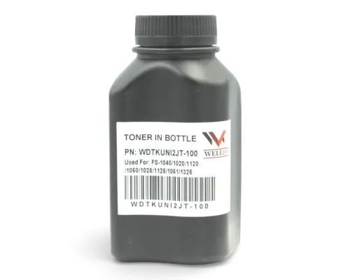 Тонер Kyocera TK-1110/1120, TOMOEGAWA, 100г Welldo (WDTKUNI2JT-100)