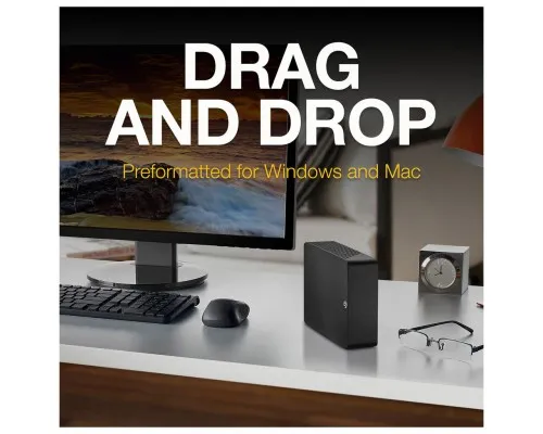 Зовнішній жорсткий диск 3.5" 8TB Expansion Desktop Seagate (STKP8000400)