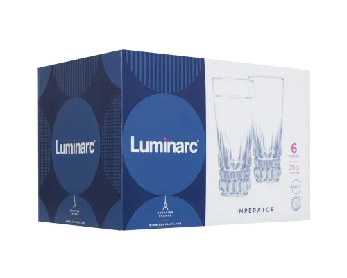 Набір склянок Luminarc Imperator 310 мл високі 6 шт (N1288)