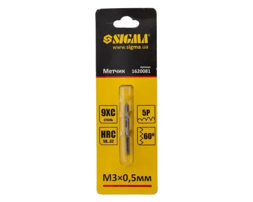 Мітчик Sigma М3x0.5мм (1620081)
