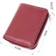 Гаманець ST Leather З натуральної шкіри Бордовий (22551)